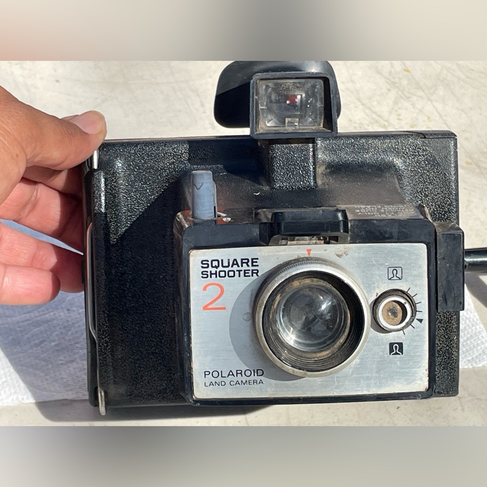 Polaroid Square Shooter 2 Black and Silver Camera